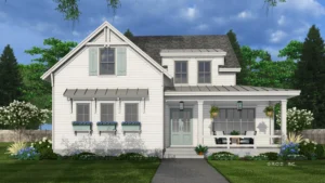 363 Azalea - Front Elevation Render
